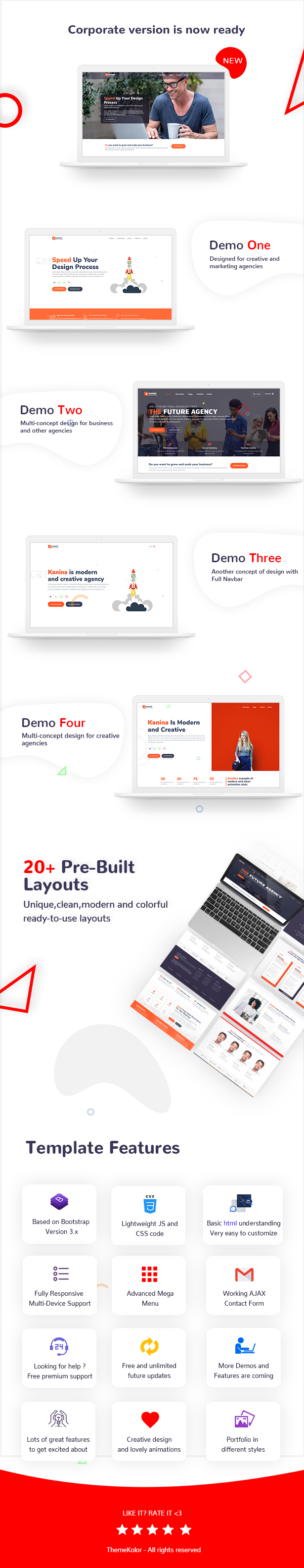 Kanina - Multipurpose Business and Creative Agency HTML5 Template